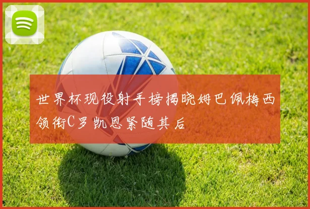 世界杯现役射手榜揭晓姆巴佩梅西领衔C罗凯恩紧随其后